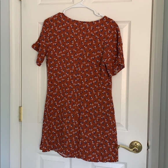 Target burnt orange floral dress - Picture 2 of 2